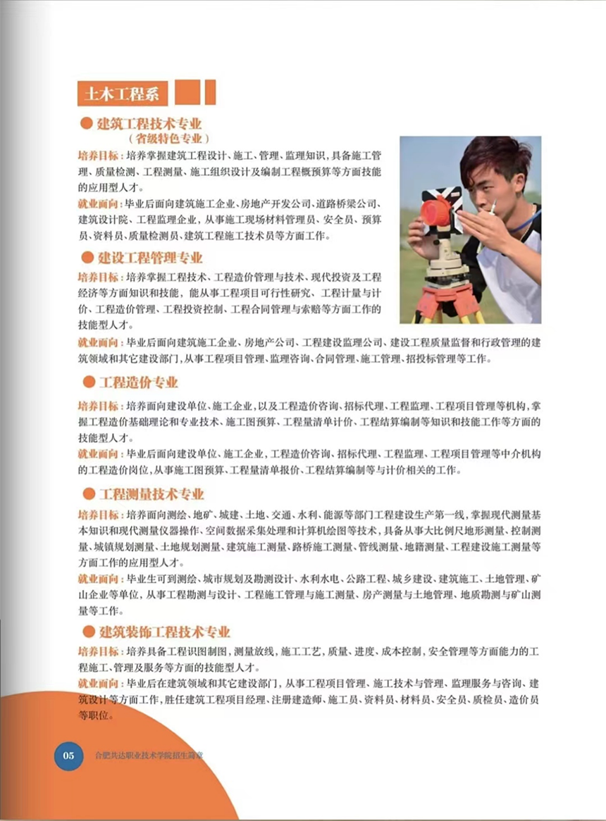 合肥共達(dá)職業(yè)技術(shù)學(xué)院－2024年分類(lèi)考試招生宣傳冊(cè)