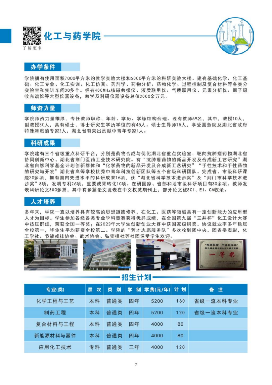 荊楚理工學(xué)院－2024年招生簡(jiǎn)章