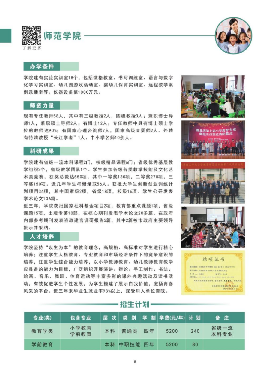 荊楚理工學(xué)院－2024年招生簡(jiǎn)章
