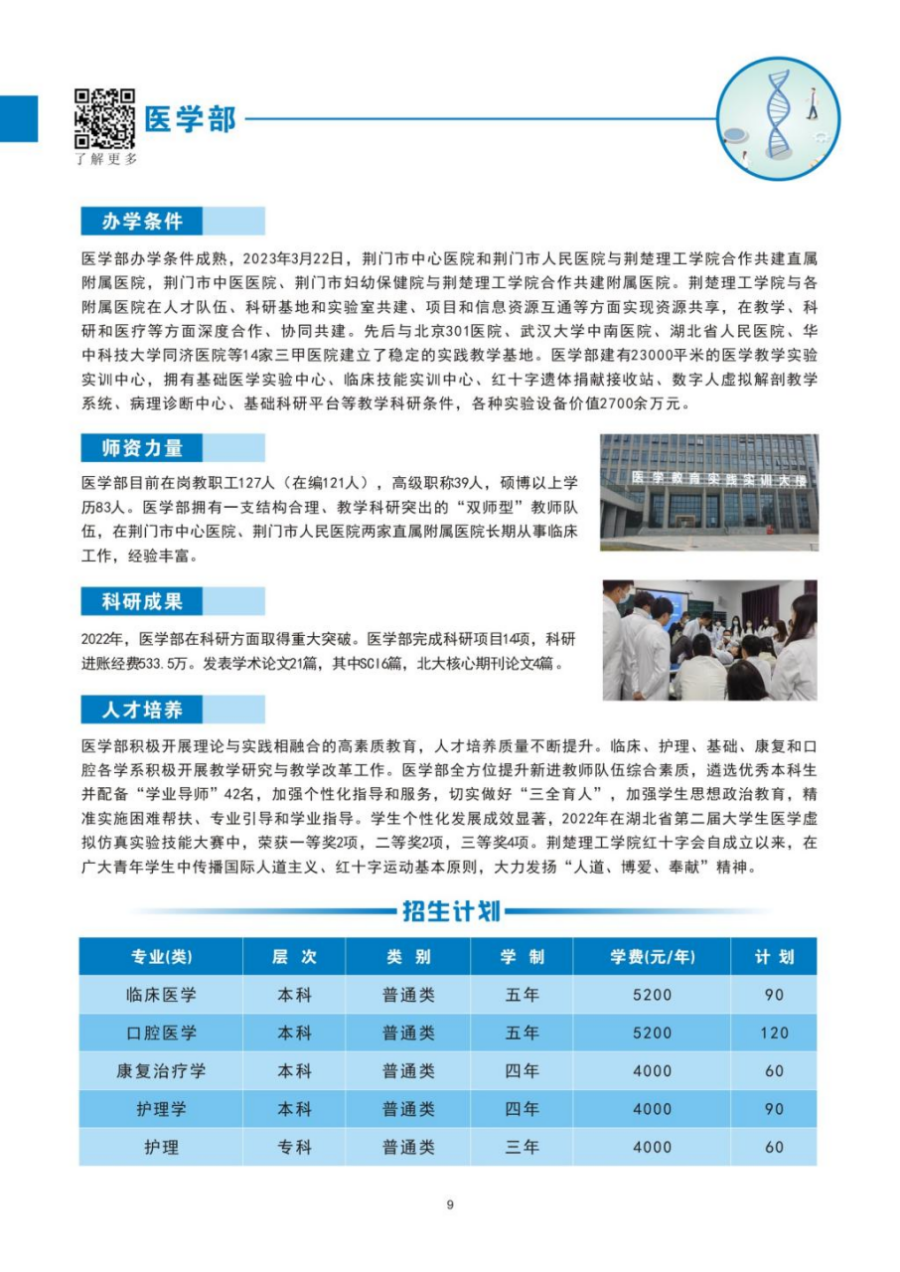 荊楚理工學(xué)院－2024年招生簡(jiǎn)章