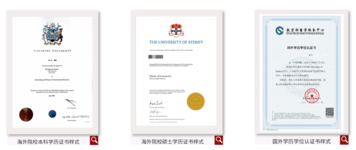 本碩連讀雙文憑國際班學歷證書