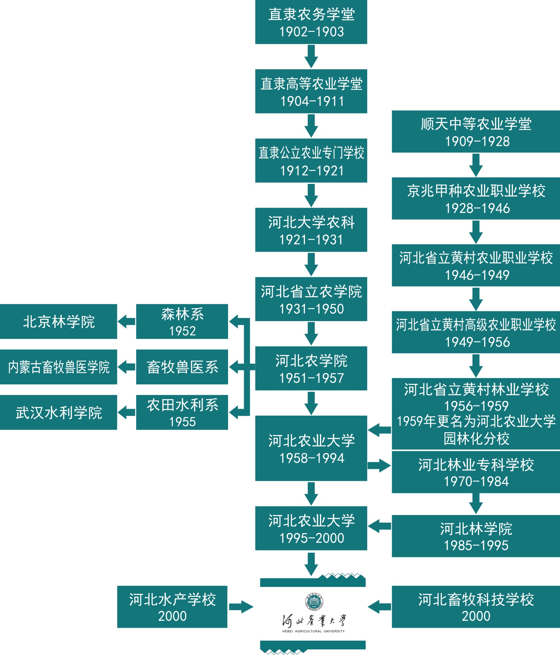 大學(xué)校志，歷史沿革（概）校史
